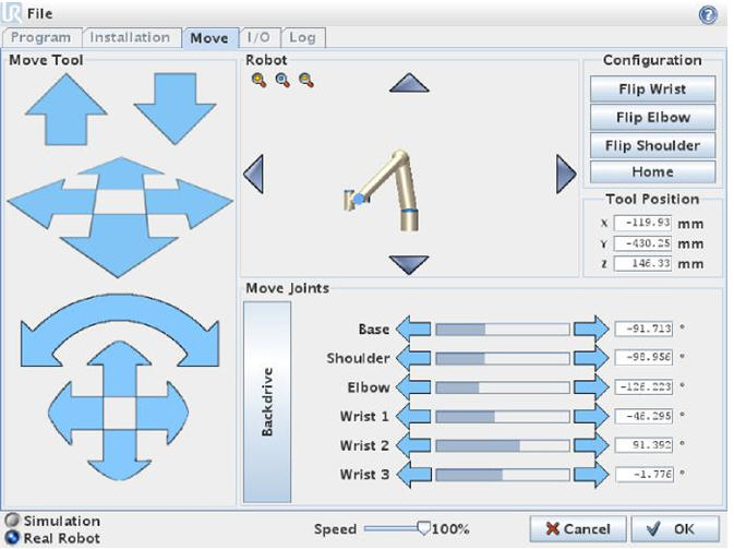 Zacobria Universal Robots control GUI