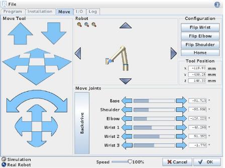 Zacobria Universal Robots control GUI