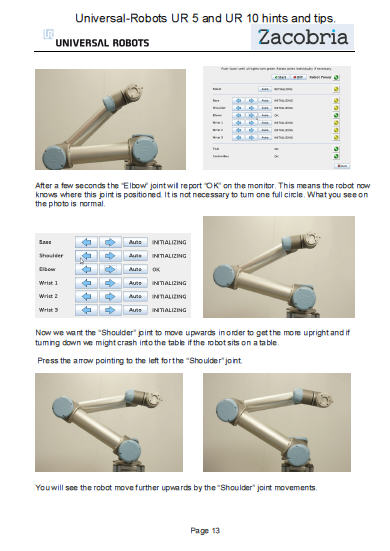 Robot control GUI