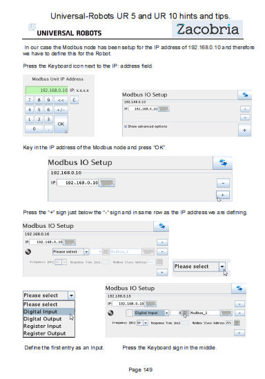 Robot control GUI