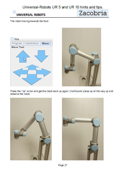 Robot control GUI