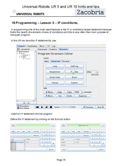 Robot control GUI