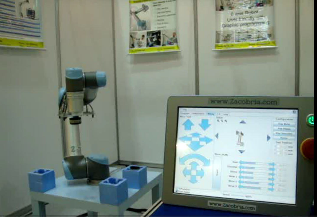 Zacobria and Universal robots at Automation World in Seoul Korea 2011