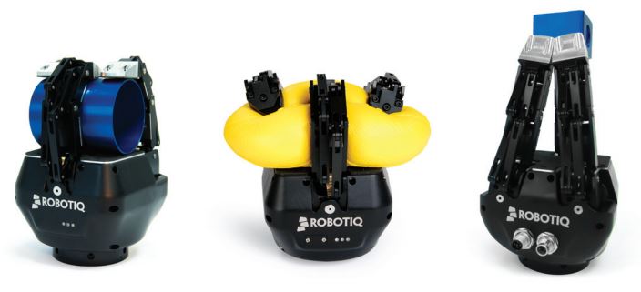 Robotiq zacobria universal robot 2 and 3 finger grippers