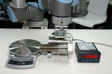 universal-robots zacobria tool weighing loadcell adapter