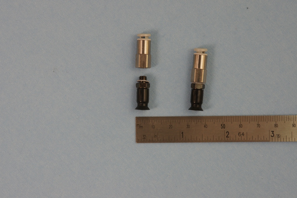 Universal-Robots Zacobria pneumatics m8 vacuum pad m5 4mm tube female fitting