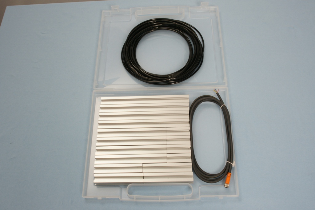 universal robots zacobria aluminium profile kit 1 box open